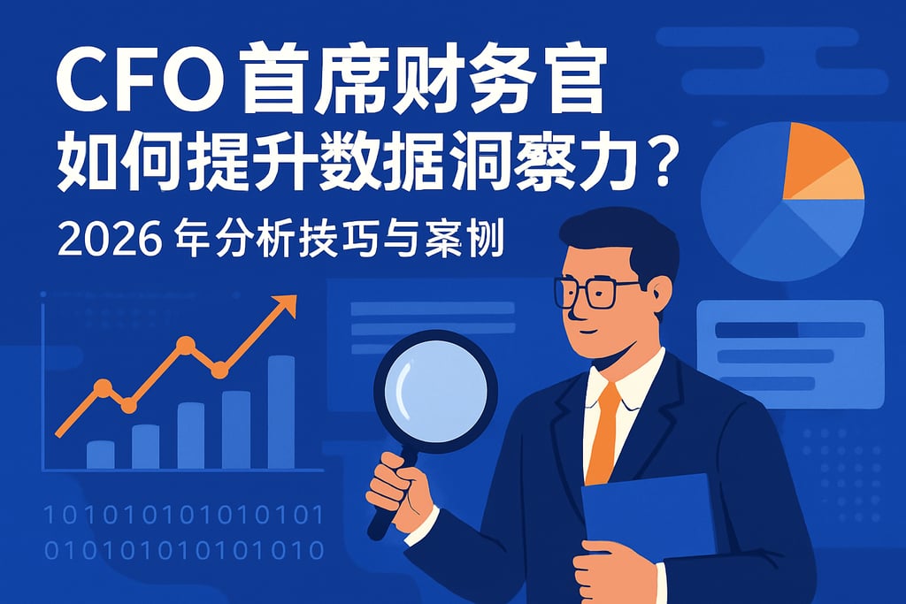 CFO首席财务官如何提升数据洞察力？2026年分析技巧与案例