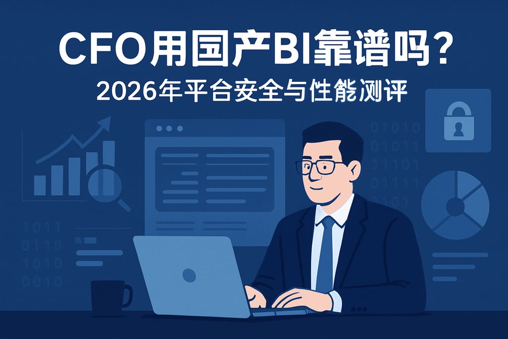 CFO首席财务官用国产BI靠谱吗？2026年平台安全与性能测评