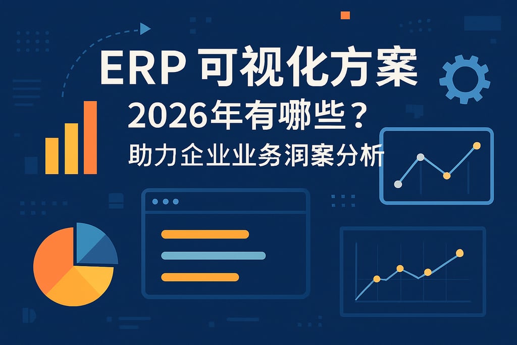 ERP可视化方案2026年有哪些？助力企业业务洞察分析