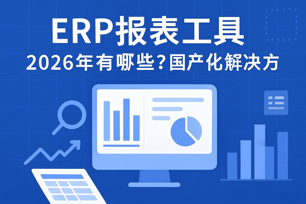 ERP报表工具2026年有哪些？国产化解决方案推荐