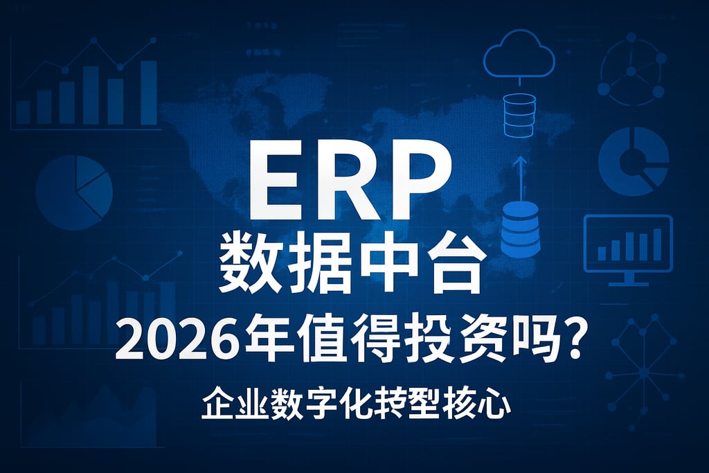 ERP数据中台2026年值得投资吗？企业数字化转型核心