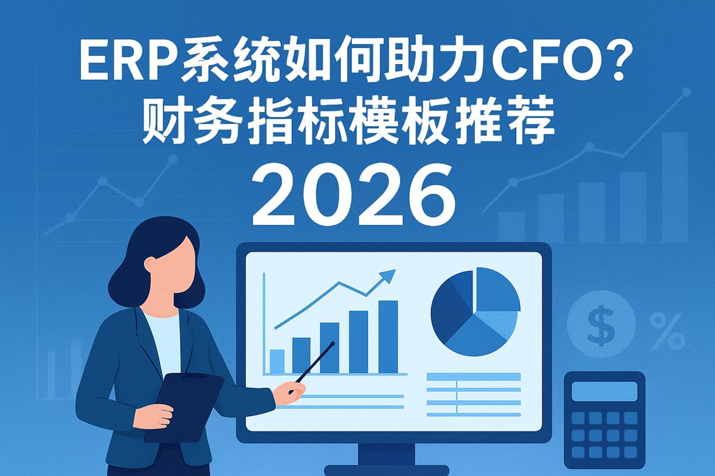 ERP系统2026年如何助力CFO？财务指标模板推荐