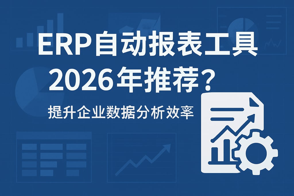 ERP自动报表工具2026年推荐？提升企业数据分析效率