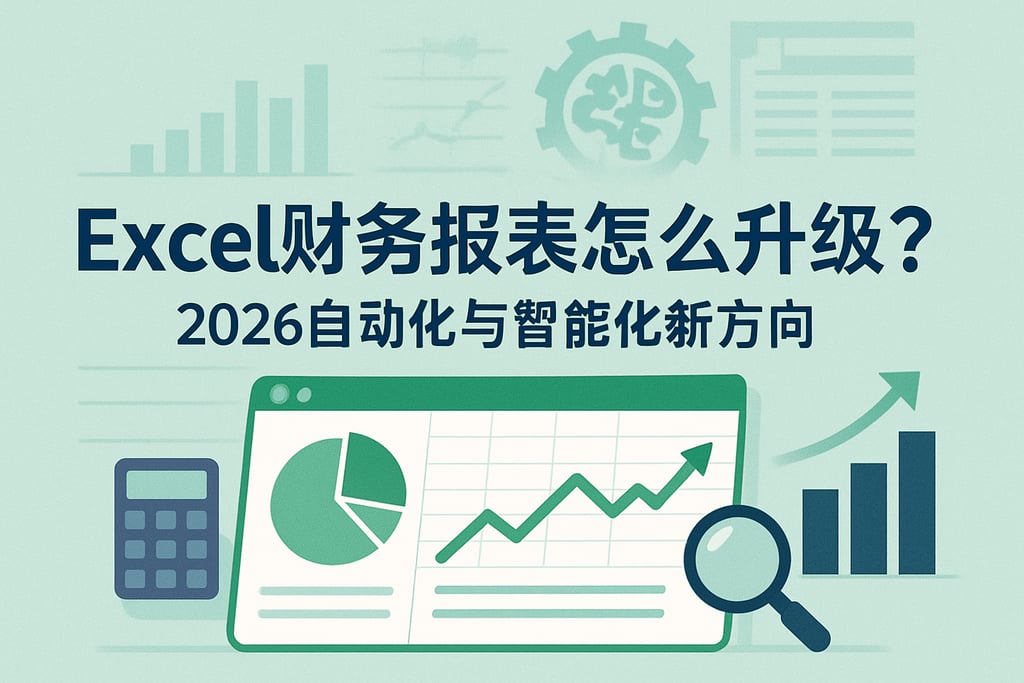 Excel财务报表怎么升级？2026自动化与智能化新方向