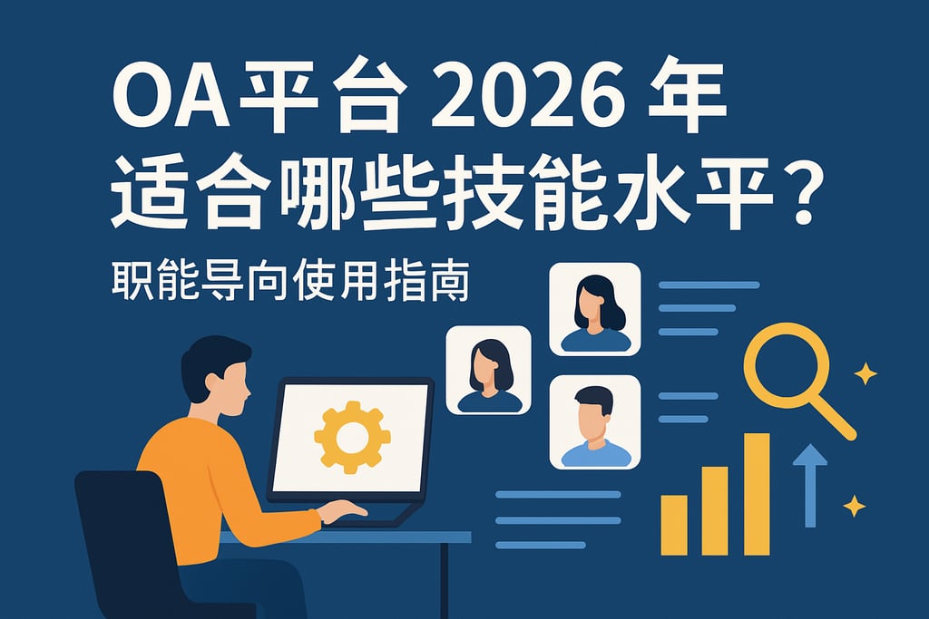 OA平台2026年适合哪些技能水平？职能导向使用指南