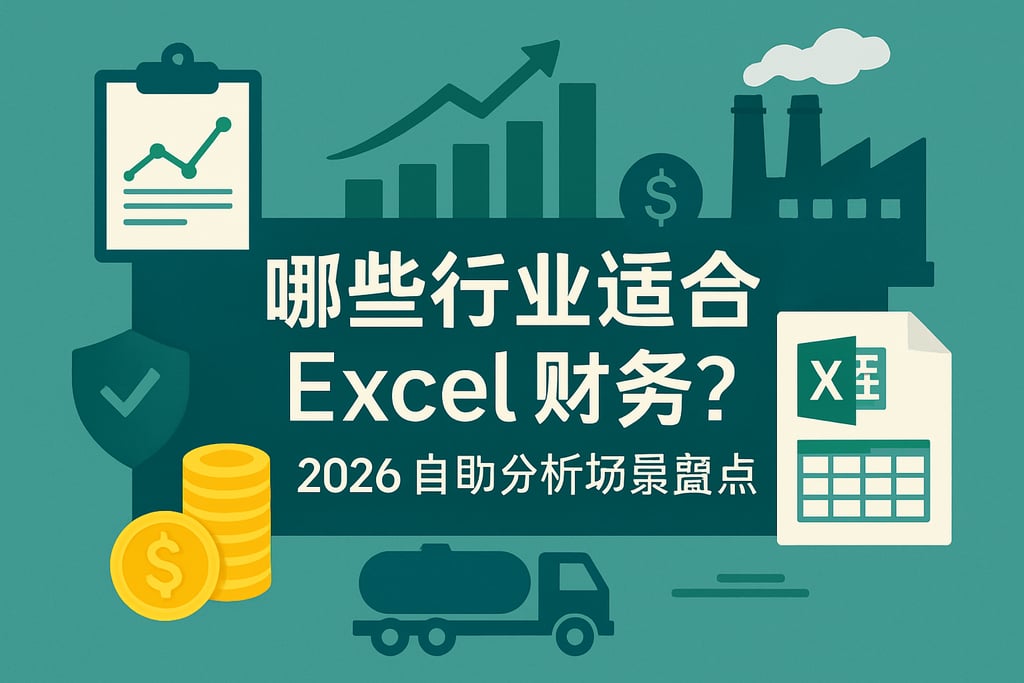 哪些行业适合Excel财务？2026自助分析场景盘点