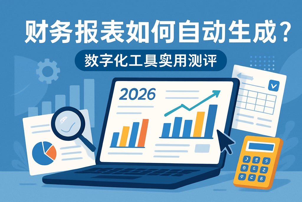 财务报表2026年如何自动生成？数字化工具实用测评