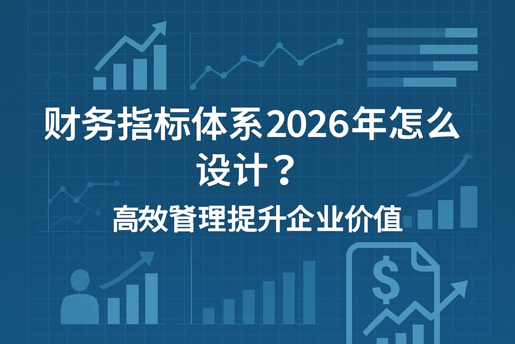 财务指标体系2026年怎么设计？高效管理提升企业价值