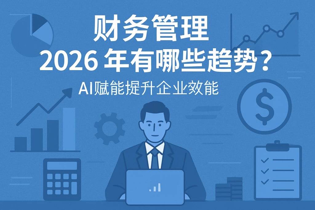 财务管理2026年有哪些趋势？AI赋能提升企业效能