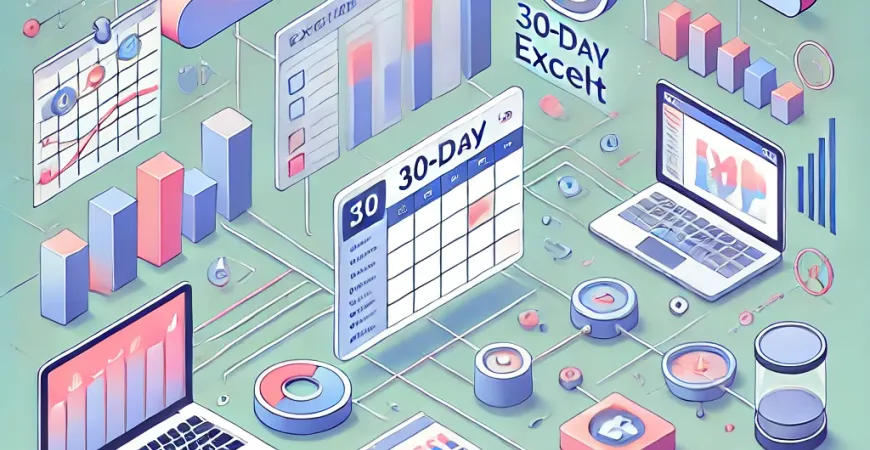 excel30天的月报表怎么制作