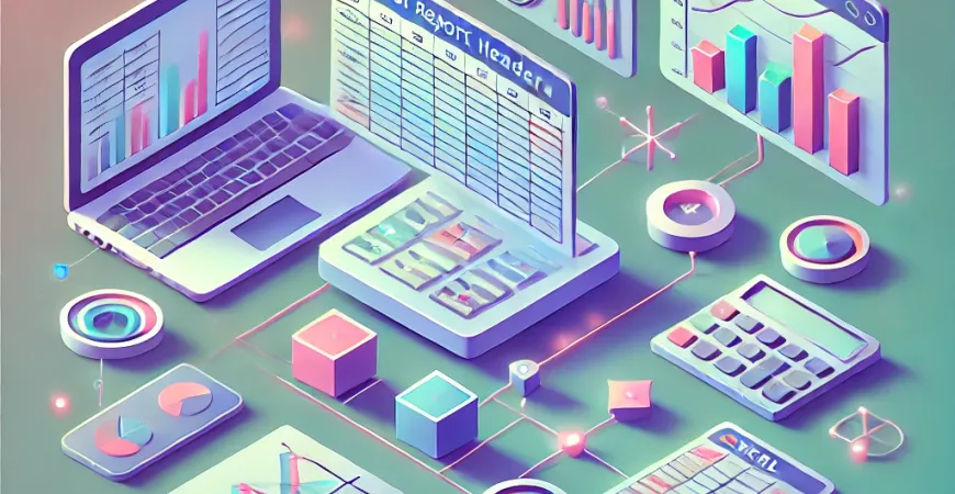 excel报表表头怎么制作教程