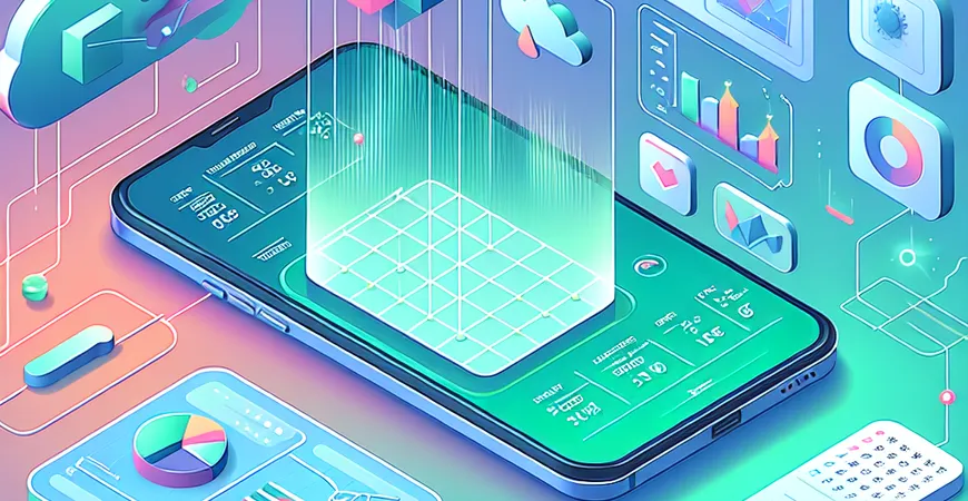 在手机excel怎么做图文报表？