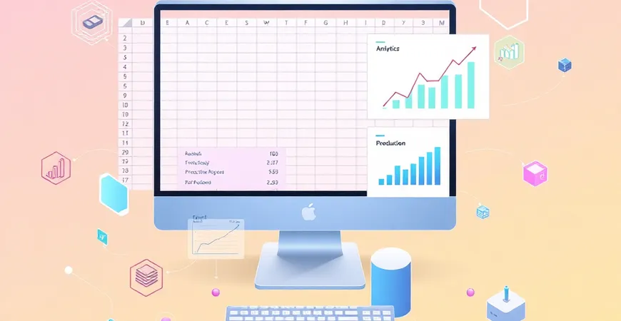 如何用excel制作生产报表？