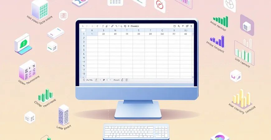 财务报表excel的表格怎么做？