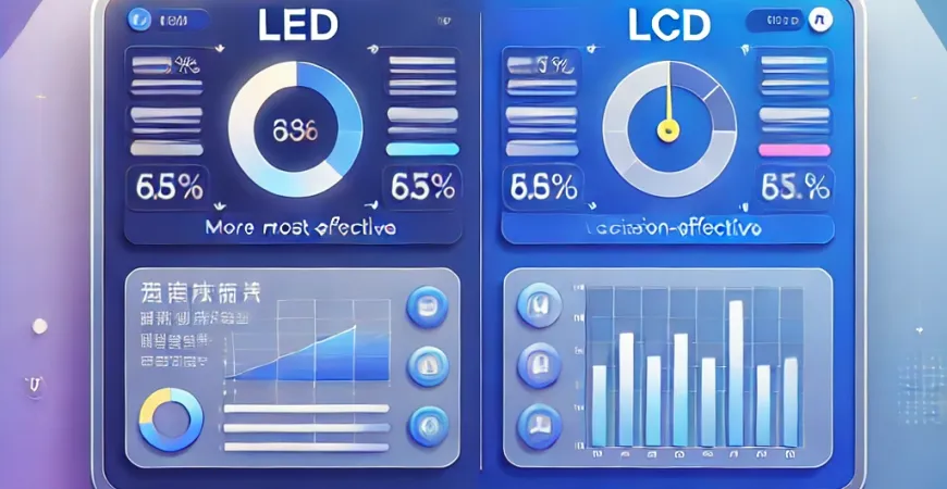 可视化大屏选LED还是LCD更划算？