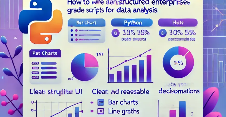 如何用python做数据分析写脚本？