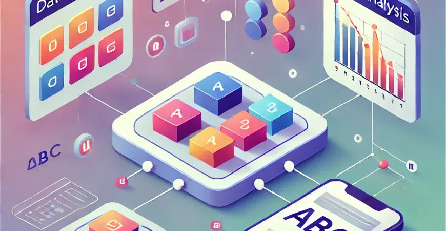 spss数据分析如何标abc？