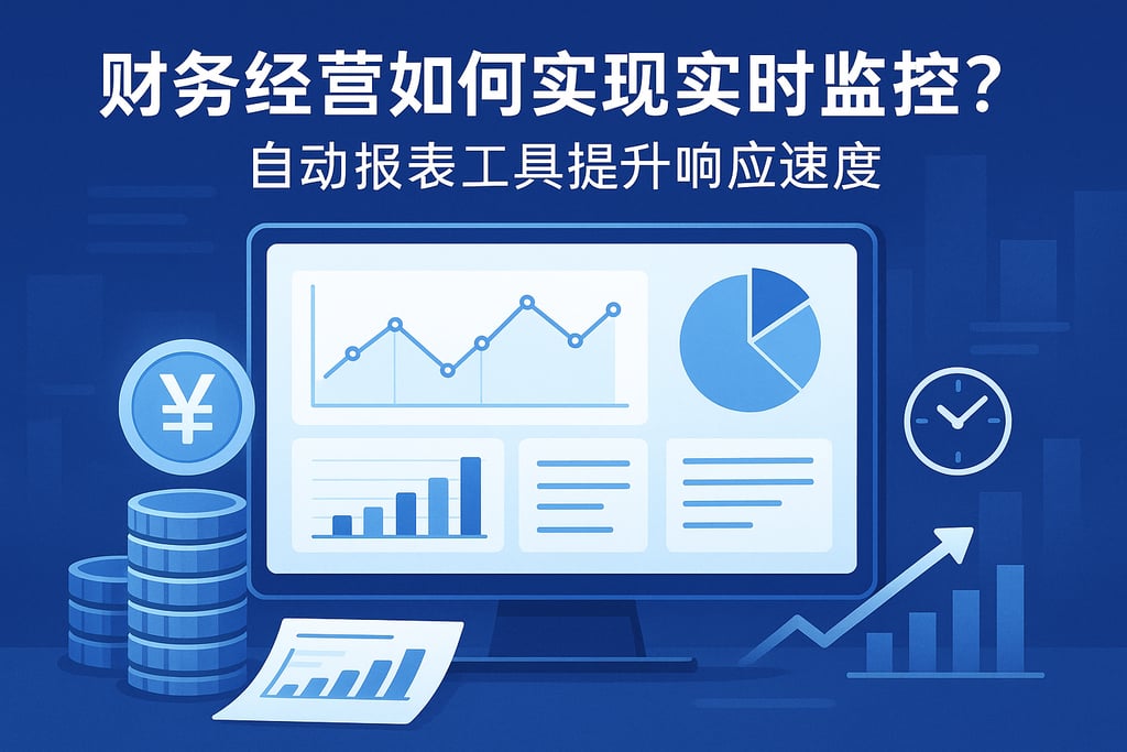 财务经营如何实现实时监控？自动报表工具提升响应速度 | 帆软数字化转型知识库