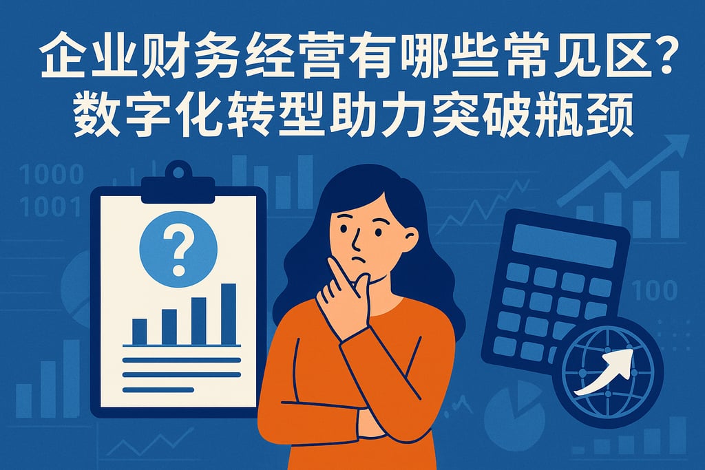 企业财务经营有哪些常见误区？数字化转型助力突破瓶颈