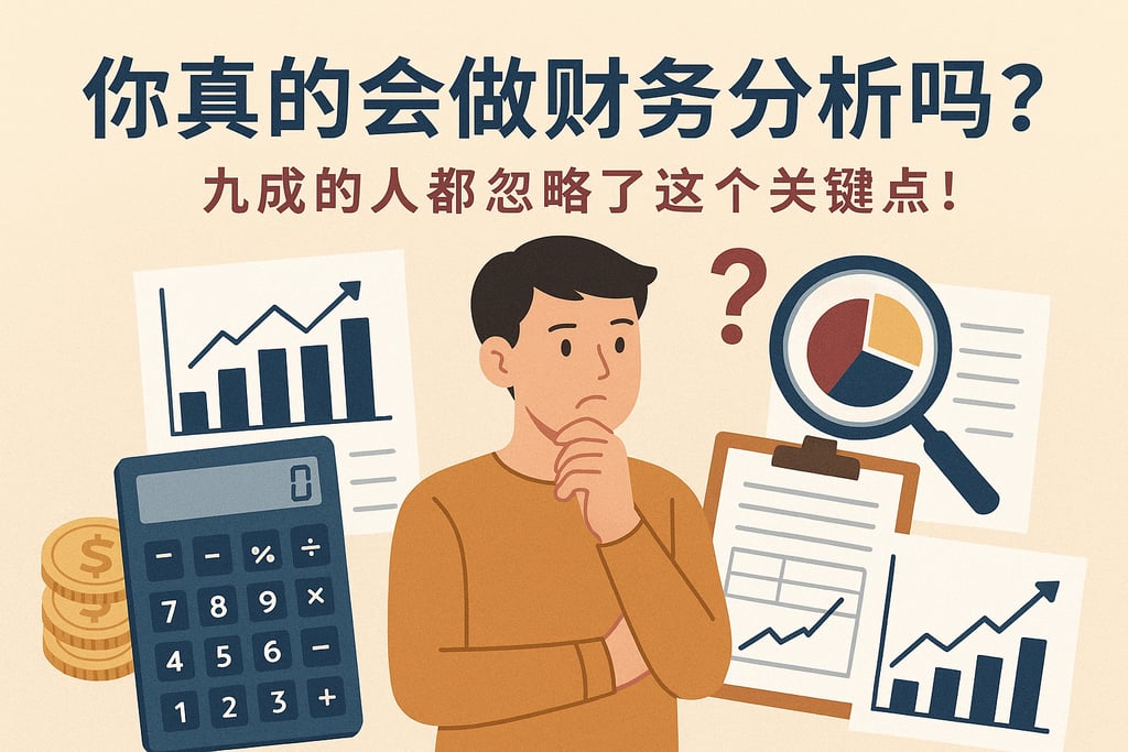 你真的会做财务分析吗？九成的人都忽略了这个关键点！