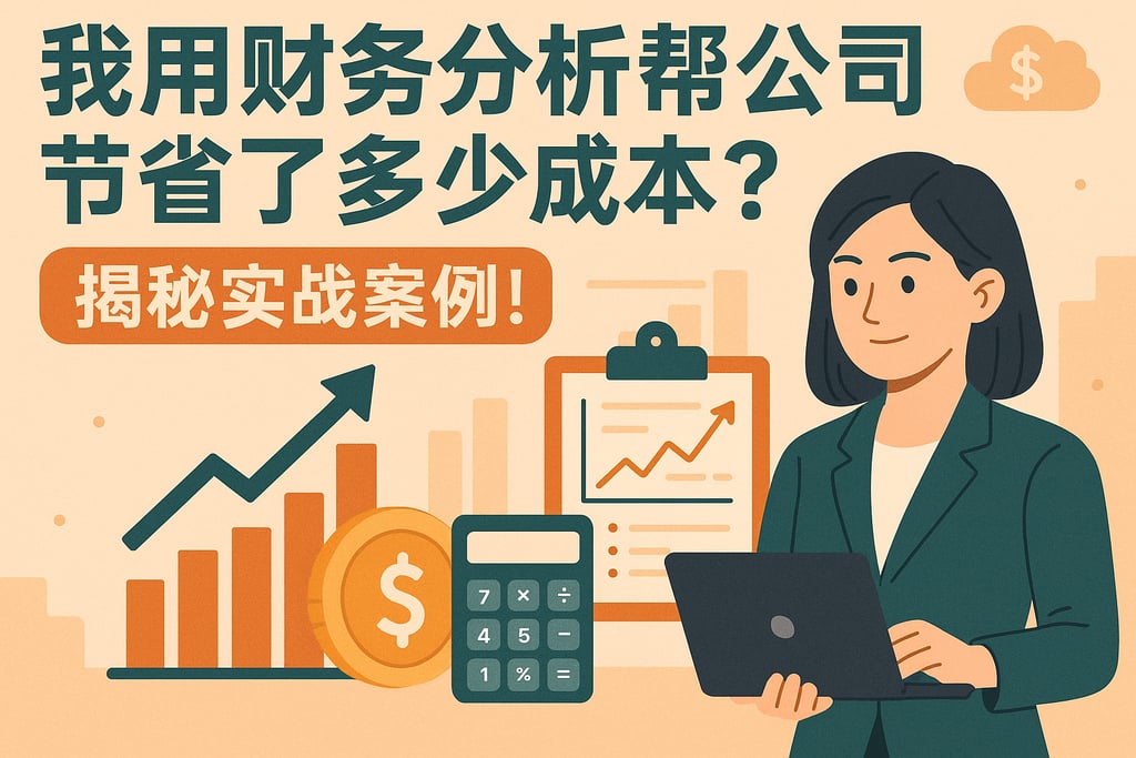 我用财务分析帮公司节省了多少成本？揭秘实战案例！