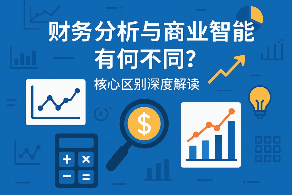 财务分析与商业智能有何不同？核心区别深度解读