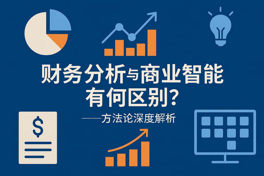 财务分析与商业智能有何区别？方法论深度解析