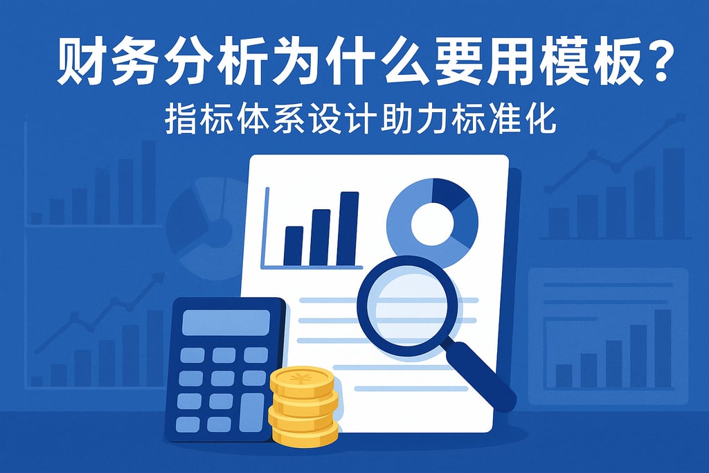 财务分析为什么要用模板？指标体系设计助力标准化