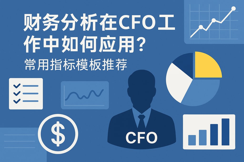 财务分析在CFO工作中如何应用？常用指标模板推荐
