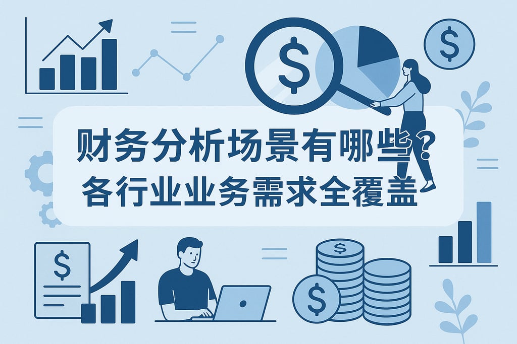 财务分析场景有哪些？各行业业务需求全覆盖