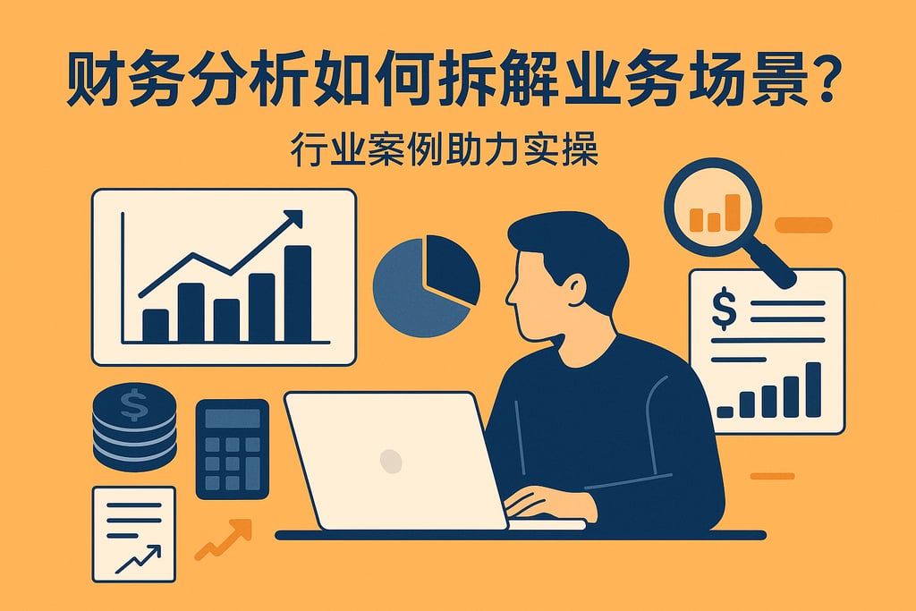 财务分析如何拆解业务场景？行业案例助力实操