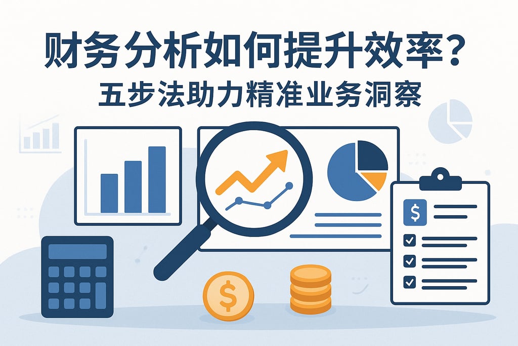 财务分析如何提升效率？五步法助力精准业务洞察