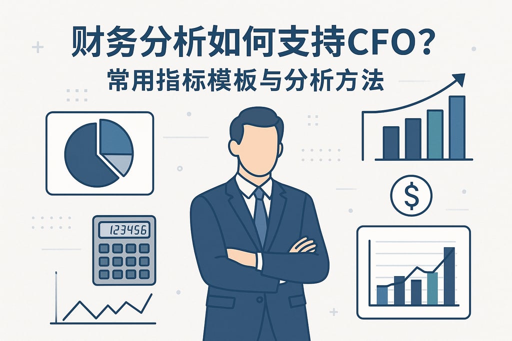 财务分析如何支持CFO？常用指标模板与分析方法