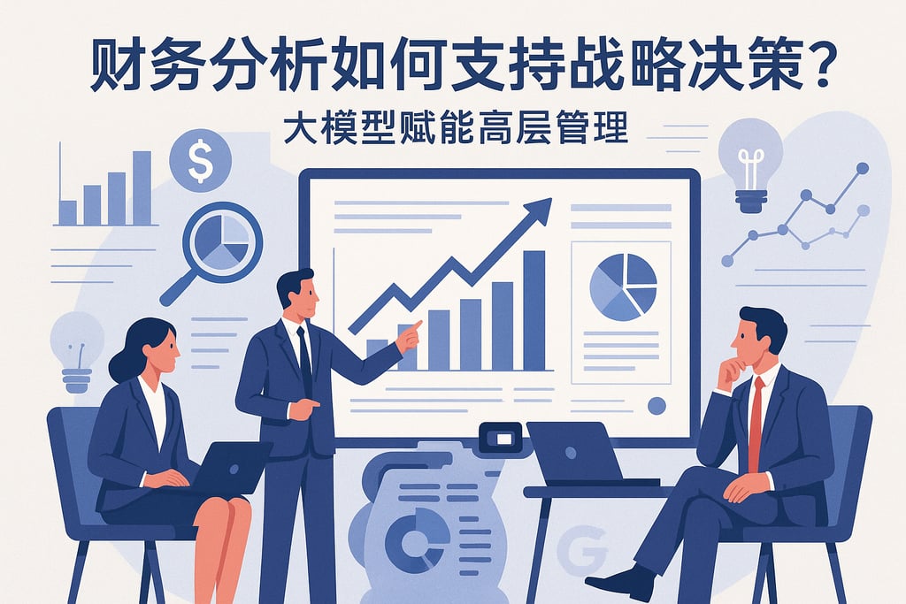 财务分析如何支持战略决策？大模型赋能高层管理