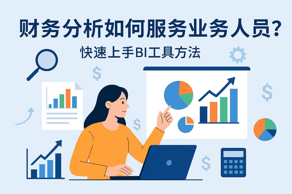 财务分析如何服务业务人员？快速上手BI工具方法