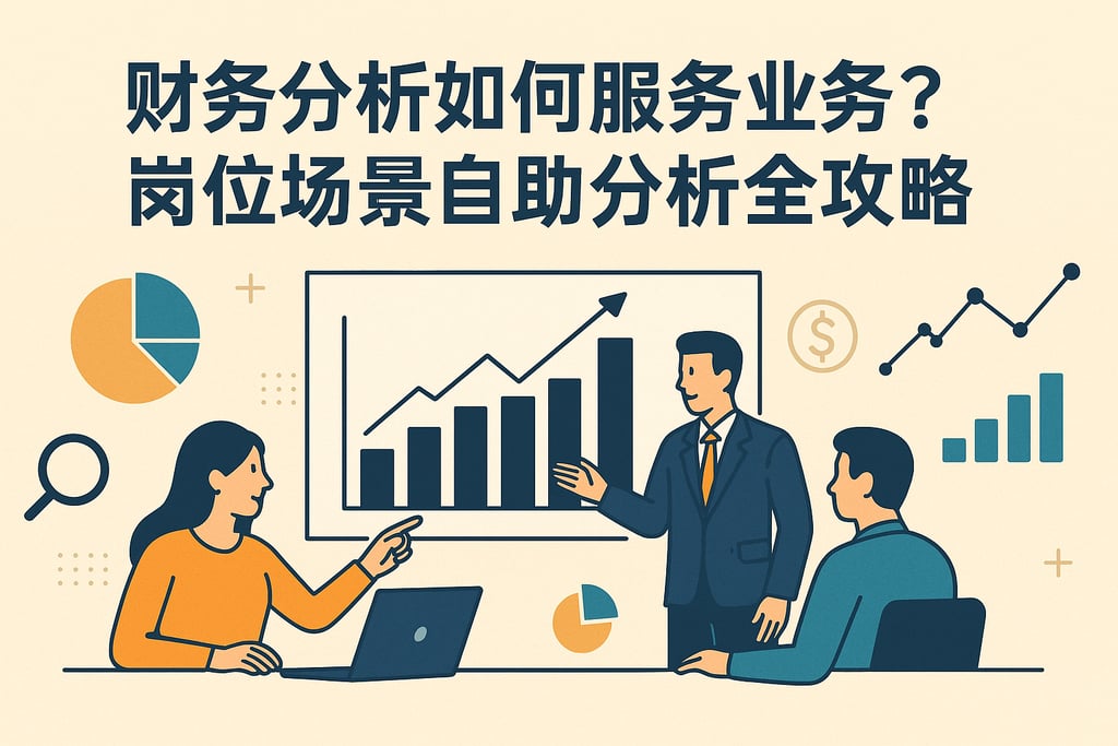 财务分析如何服务业务？岗位场景自助分析全攻略