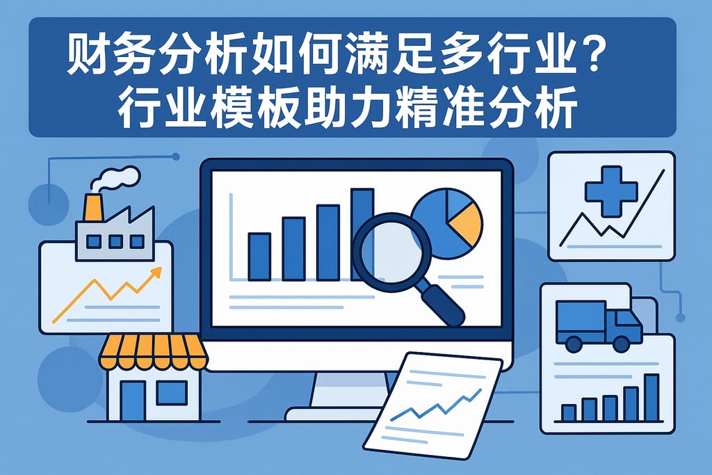 财务分析如何满足多行业？行业模板助力精准分析