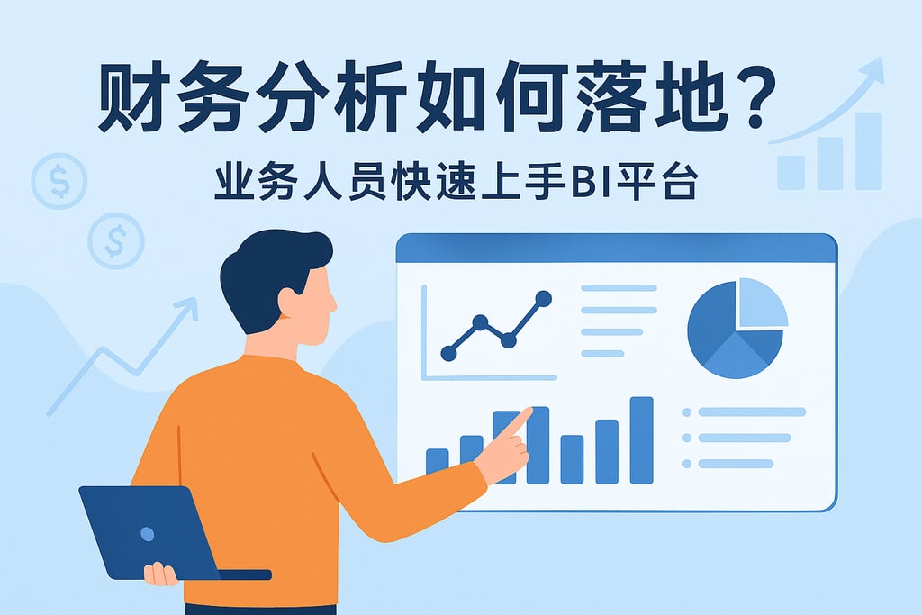 财务分析如何落地？业务人员快速上手BI平台