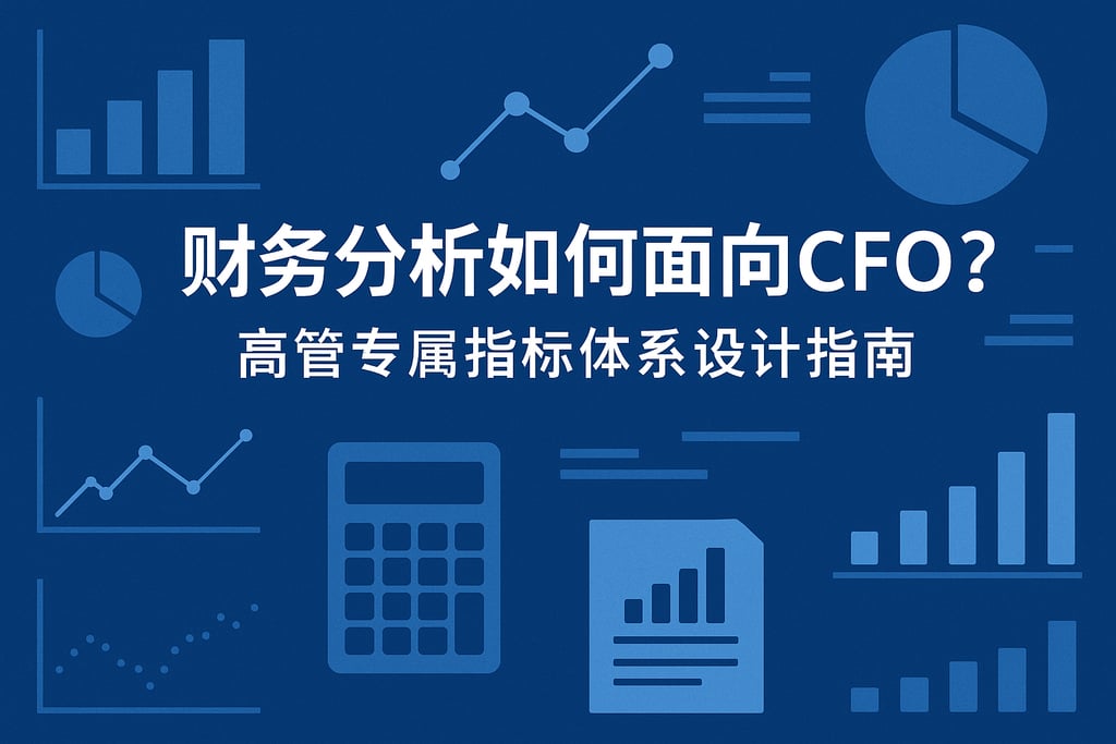 财务分析如何面向CFO？高管专属指标体系设计指南