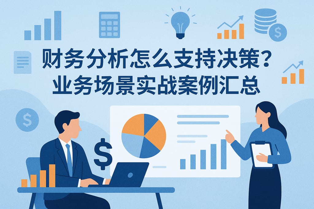 财务分析怎么支持决策？业务场景实战案例汇总