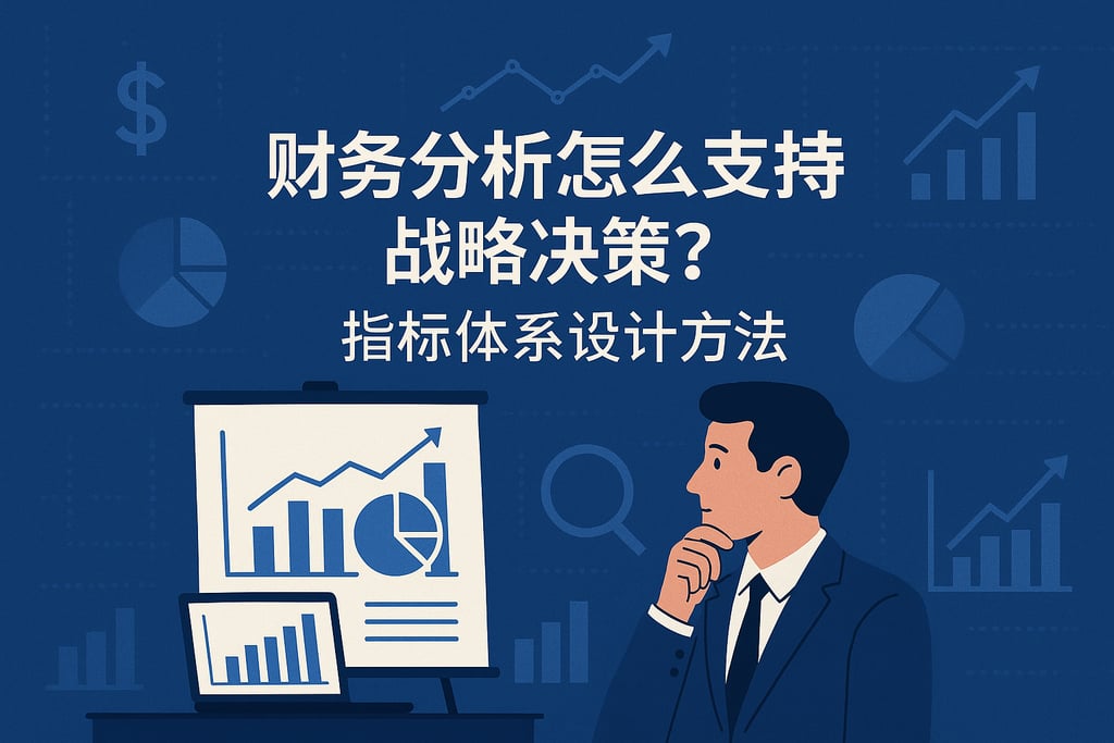 财务分析怎么支持战略决策？指标体系设计方法
