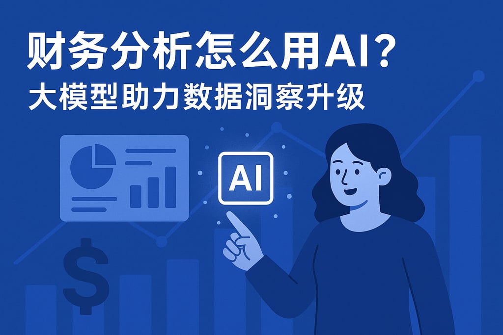 财务分析怎么用AI？大模型助力数据洞察升级