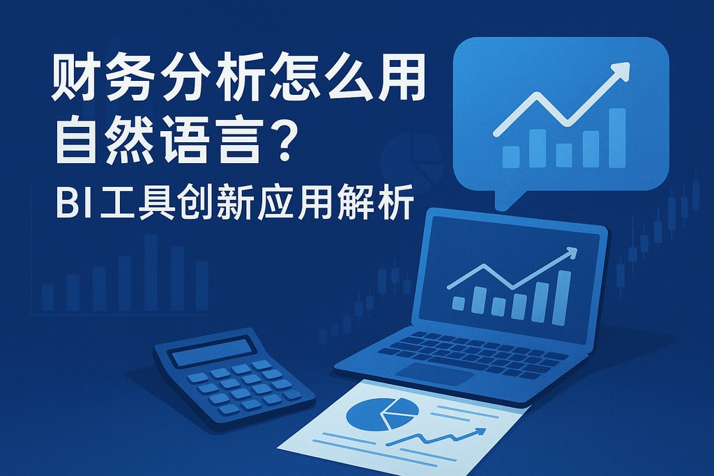 财务分析怎么用自然语言？BI工具创新应用解析