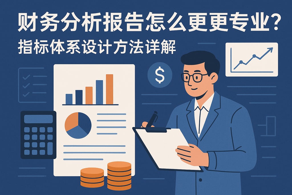 财务分析报告怎么写更专业？指标体系设计方法详解