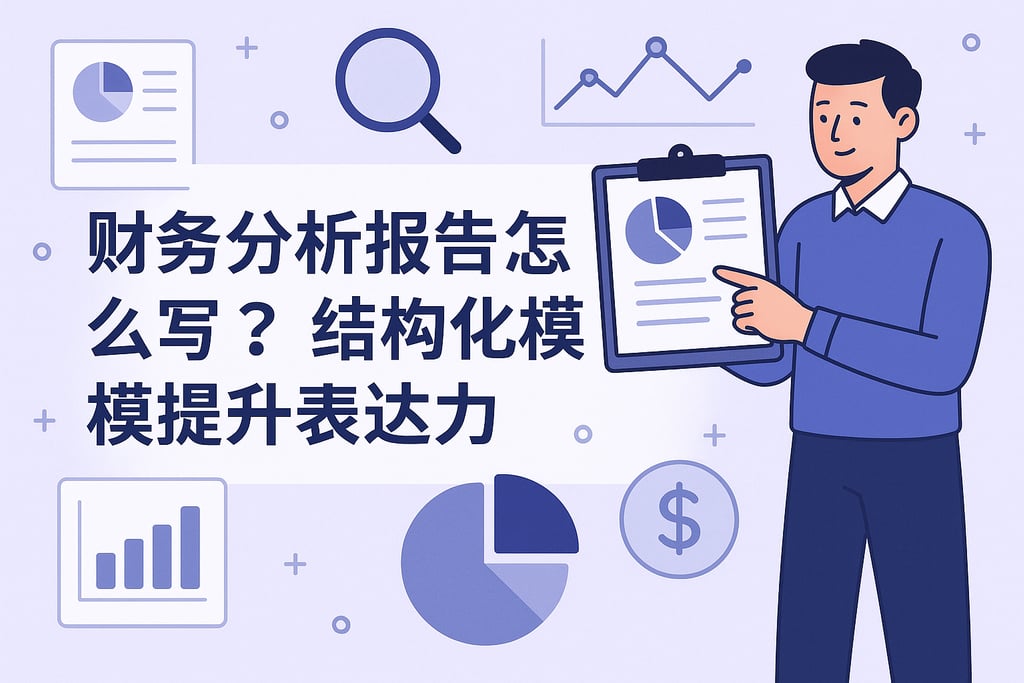 财务分析报告怎么写？结构化模板提升表达力