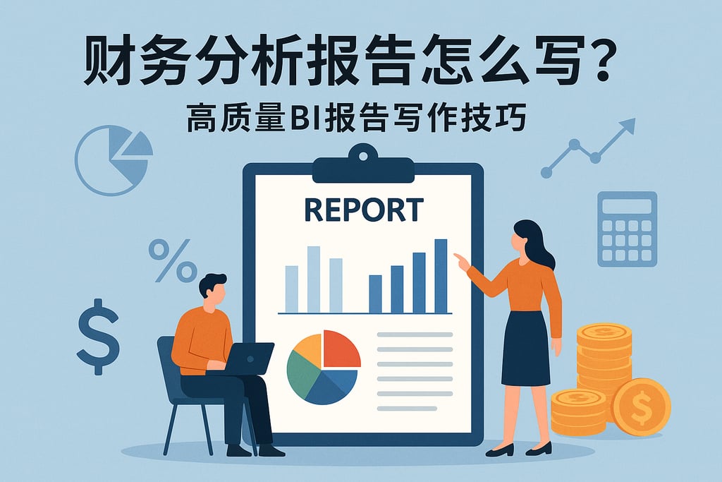 财务分析报告怎么写？高质量BI报告写作技巧