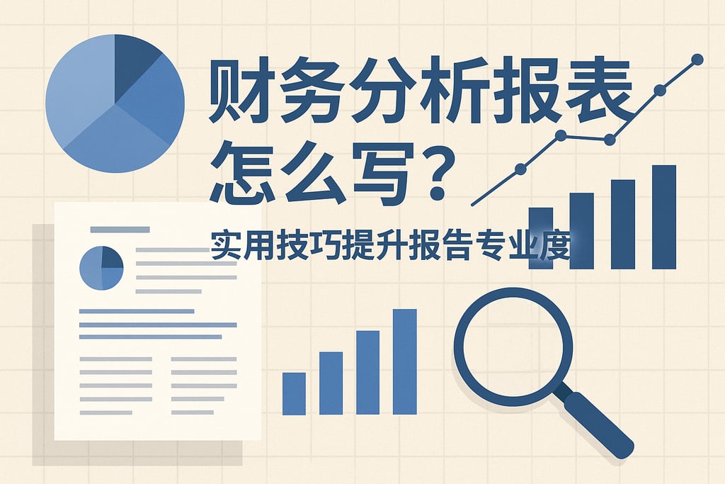 财务分析报表怎么写？实用技巧提升报告专业度