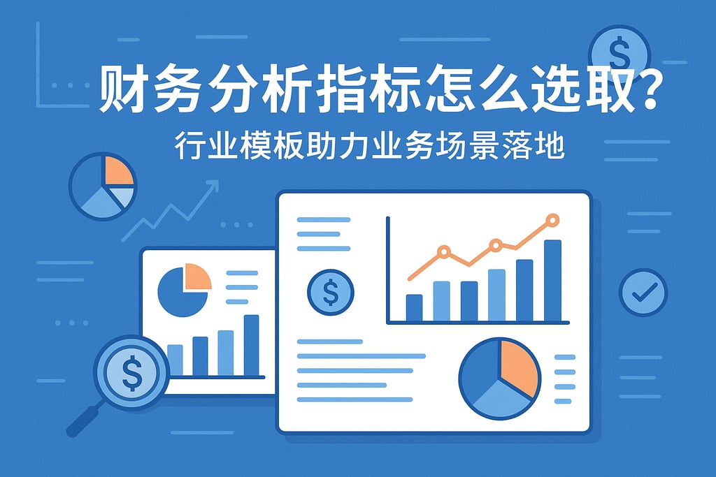财务分析指标怎么选取？行业模板助力业务场景落地