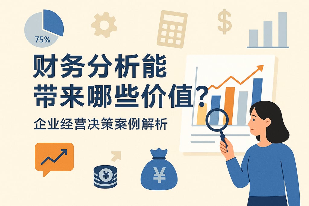 财务分析能带来哪些价值？企业经营决策案例解析