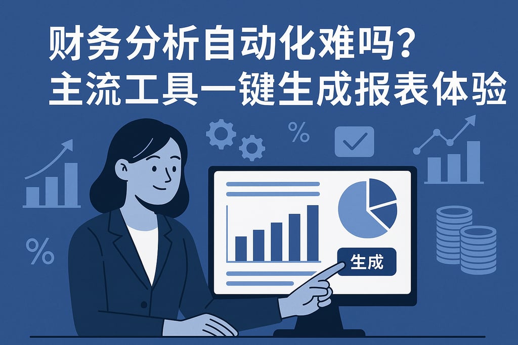 财务分析自动化难吗？主流工具一键生成报表体验